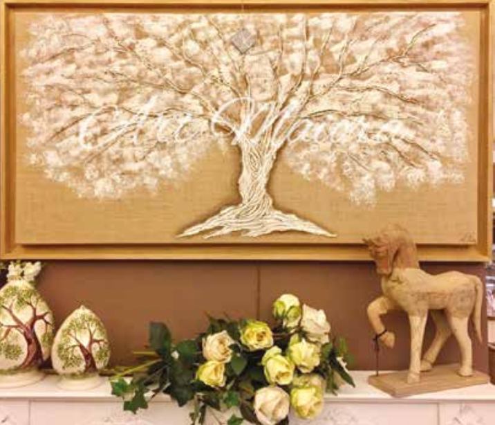 ART MAIORA FAMILY HEART CON CORNICE BIANCA 120X75