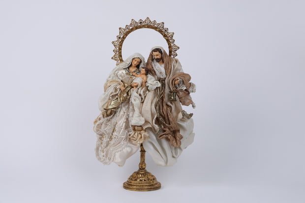 Sacra famiglia - fiori di lena