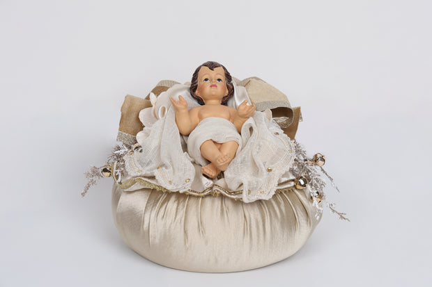 Pouf con Bambinello - Fiori di Lena