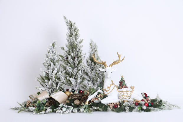 Paesaggio natalizio - Fiori di lena