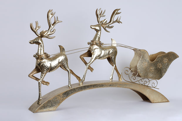 Slitta con cervi - Fiori di Lena