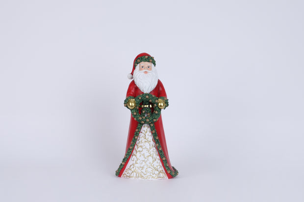 Babbo Natale in resina - Fiori di Lena