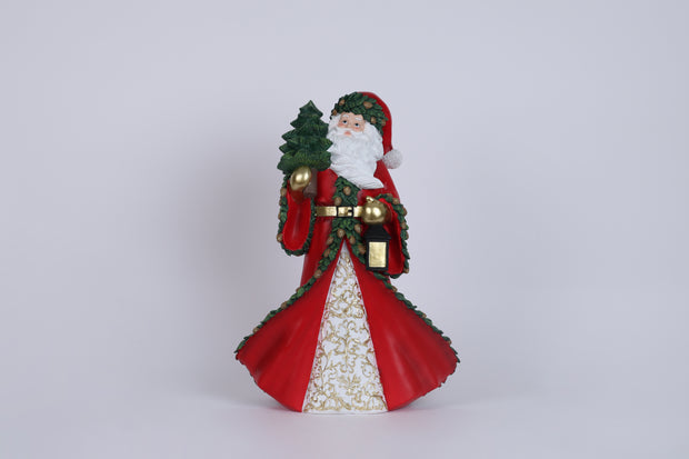 Babbo Natale in resina - Fiori di Lena